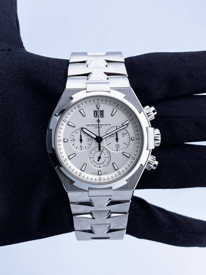 Vacheron Constantin Overseas 49150 White Dial Mens Watch With Papers - Wristwatch