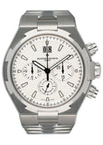Vacheron Constantin Overseas 49150 White Dial Mens Watch With Papers - Wristwatch
