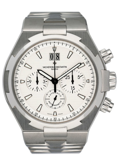 Vacheron Constantin Overseas 49150 White Dial Mens Watch With Papers - Wristwatch
