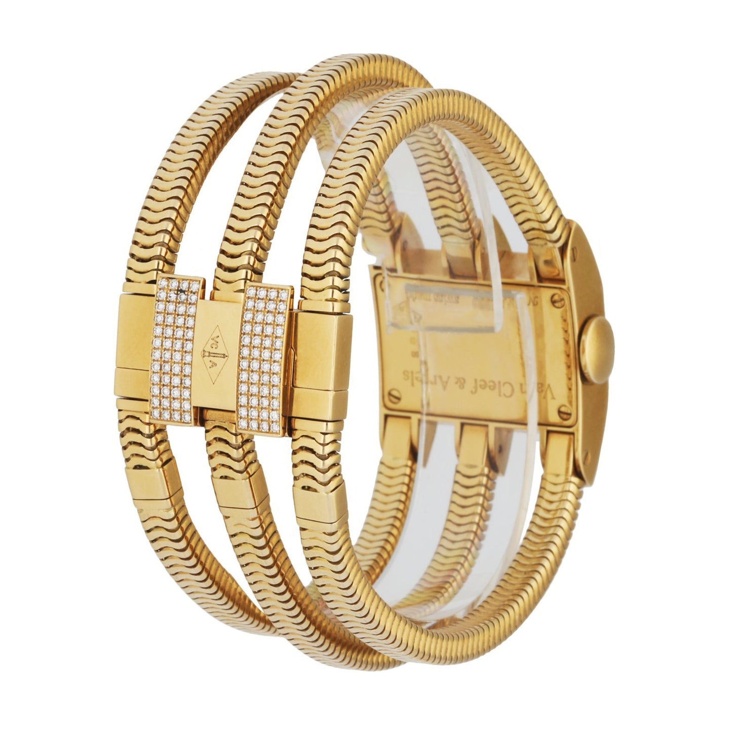 Van Cleef & Arpels 25X28MM 18K Yellow Gold Women’s Watch - Virtual