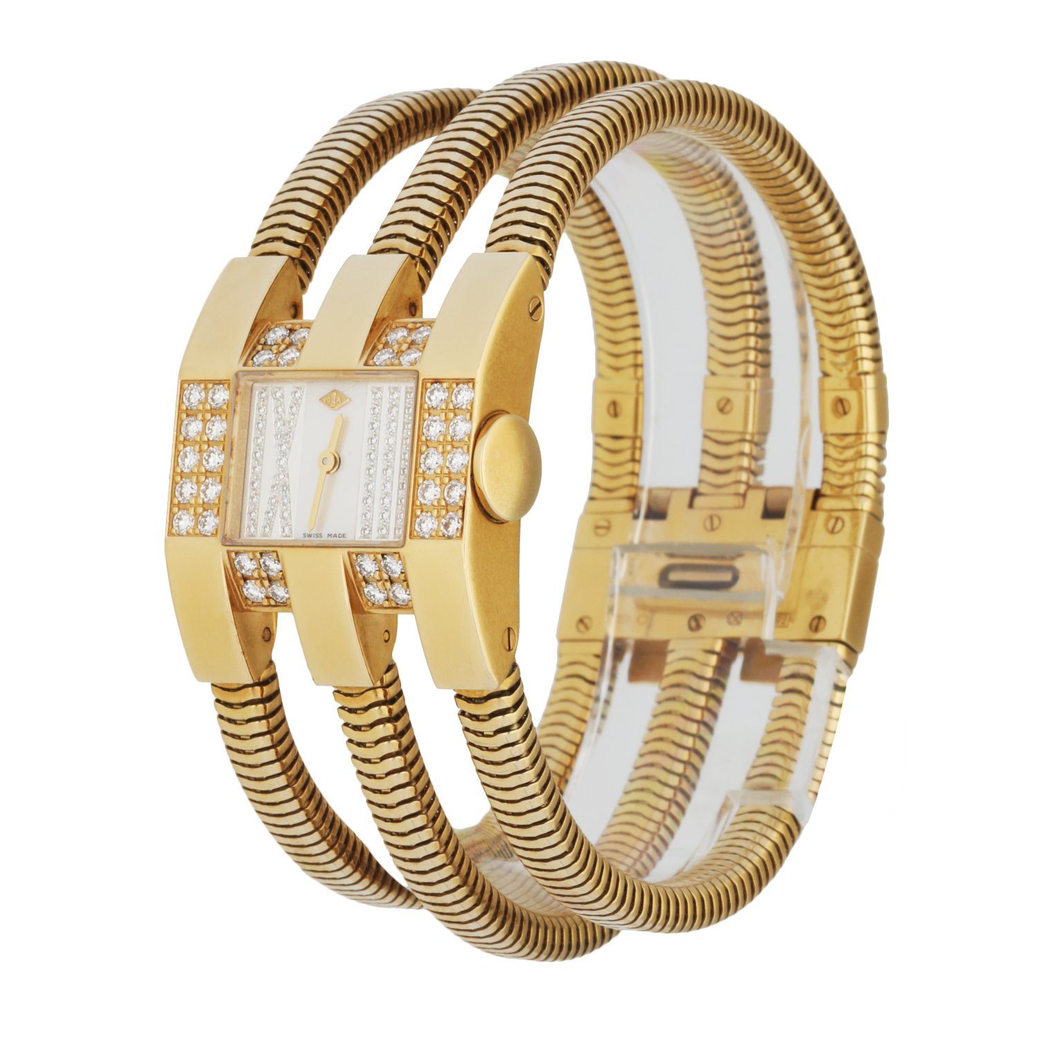 Van Cleef & Arpels 25X28MM 18K Yellow Gold Women’s Watch - Virtual