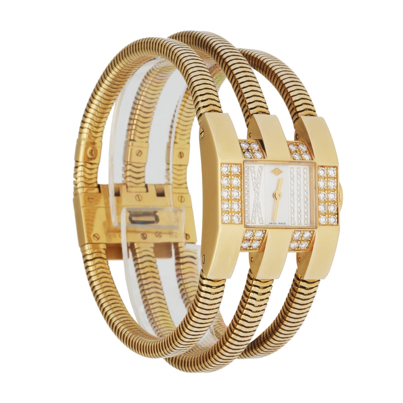 Van Cleef & Arpels 25X28MM 18K Yellow Gold Women’s Watch - Virtual
