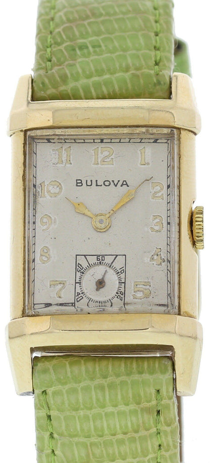 Vintage Bulova 14k Yellow Gold Watch - Wristwatch