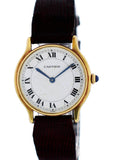 Vintage Cartier Paris 18K Yellow Gold Ladies Watch - Wristwatch