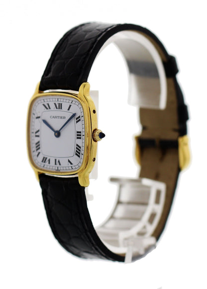 Vintage Cartier Paris 18K Yellow Gold Watch - Wristwatch