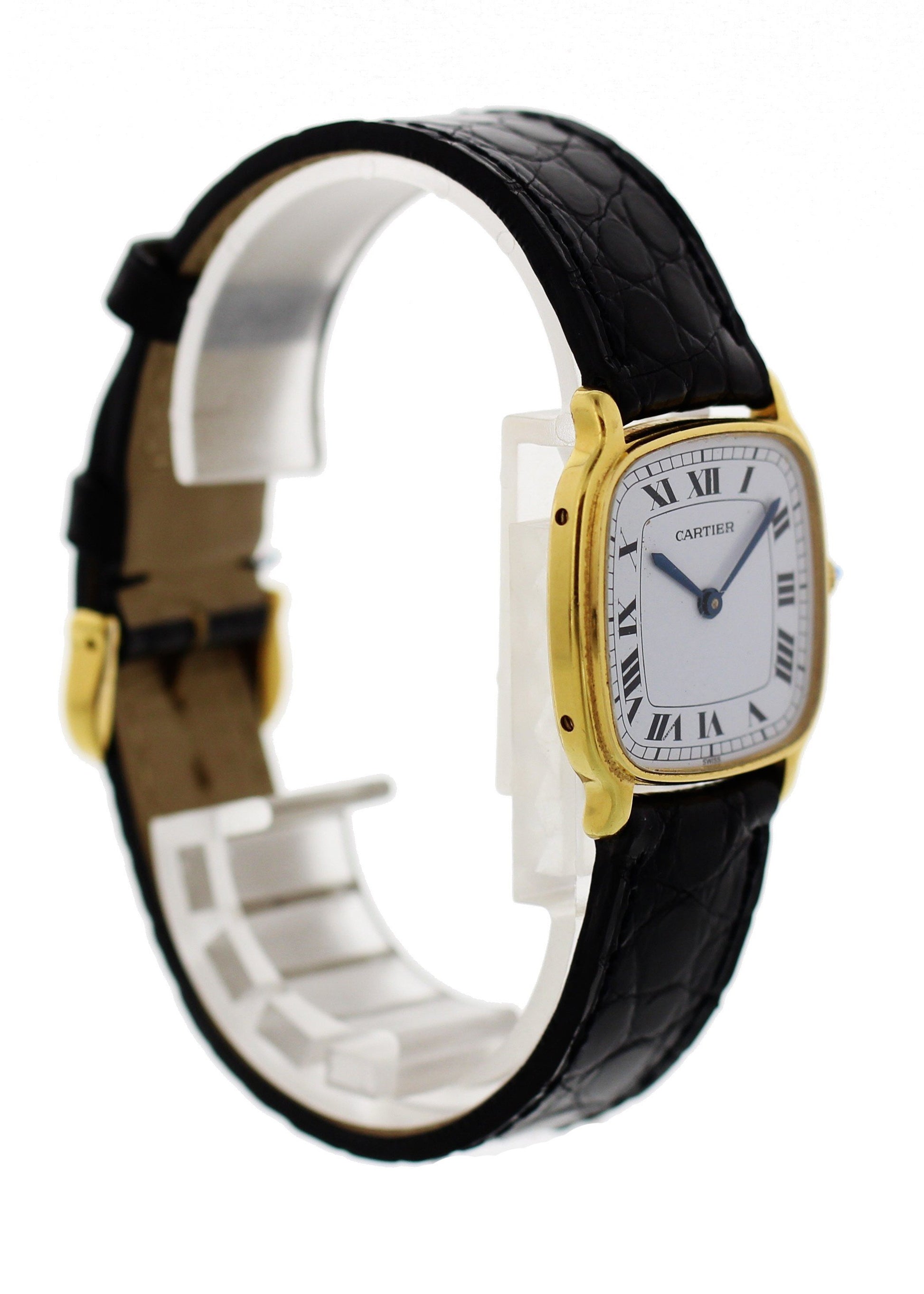 Vintage Cartier Paris 18K Yellow Gold Watch - Wristwatch