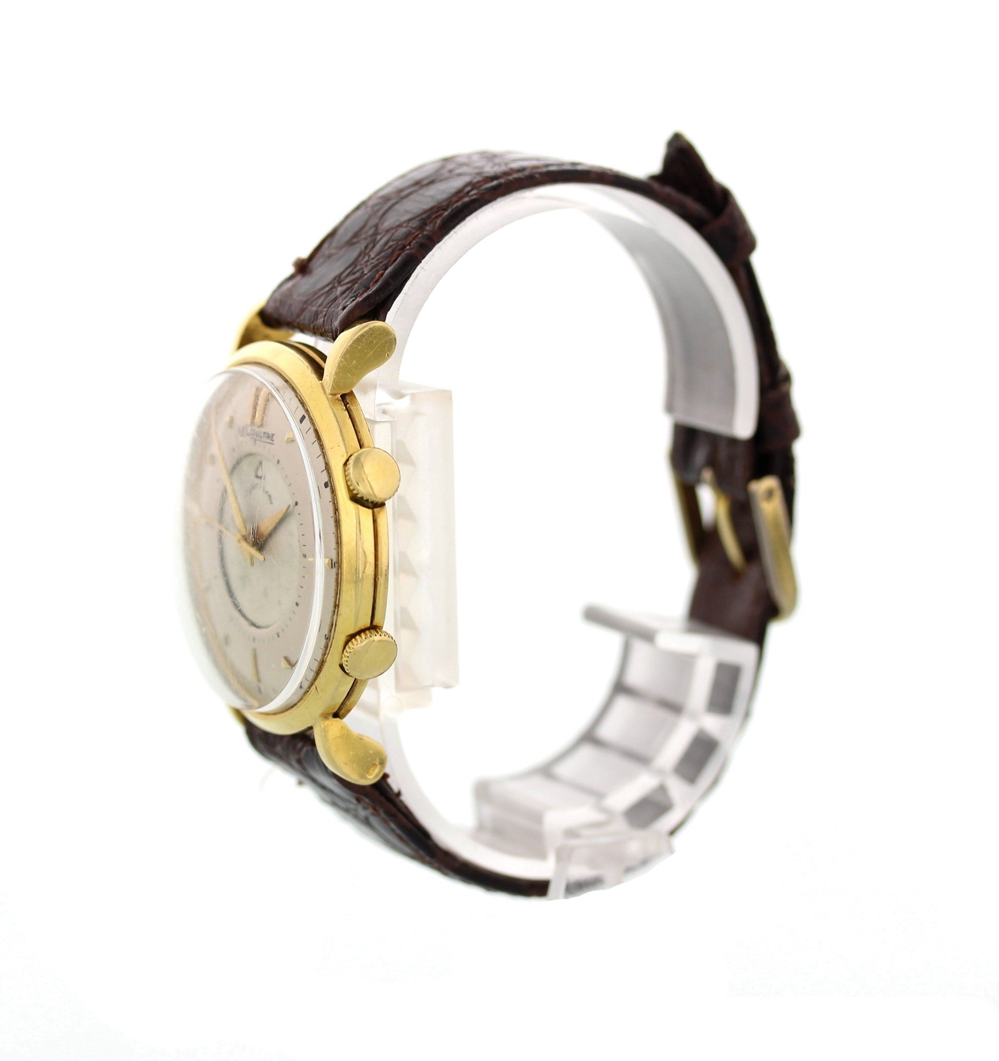 Vintage LeCoultre Memovox 18k Yellow Gold ’Wrist Alarm’ - Wristwatch