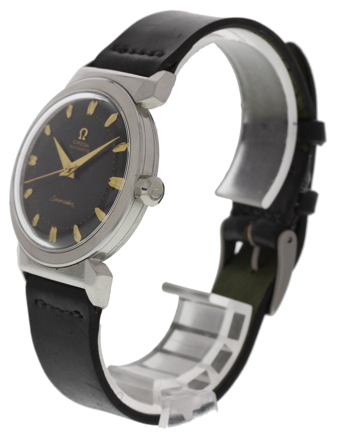 Vintage Omega Seamaster Bull Horn Lugs Automatic