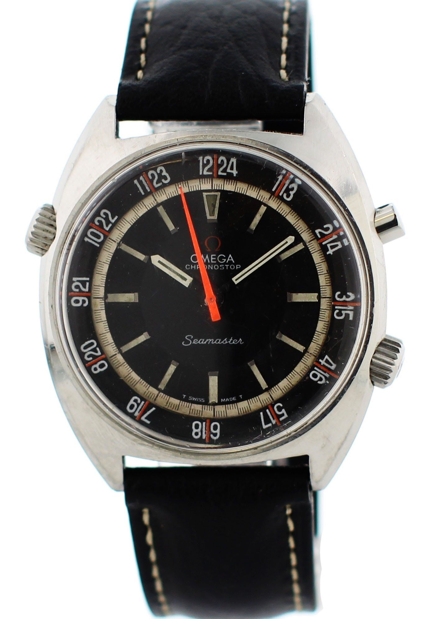 Vintage Omega Seamaster Pilot Chronostop 145.008 Caliber 865 - Wristwatch