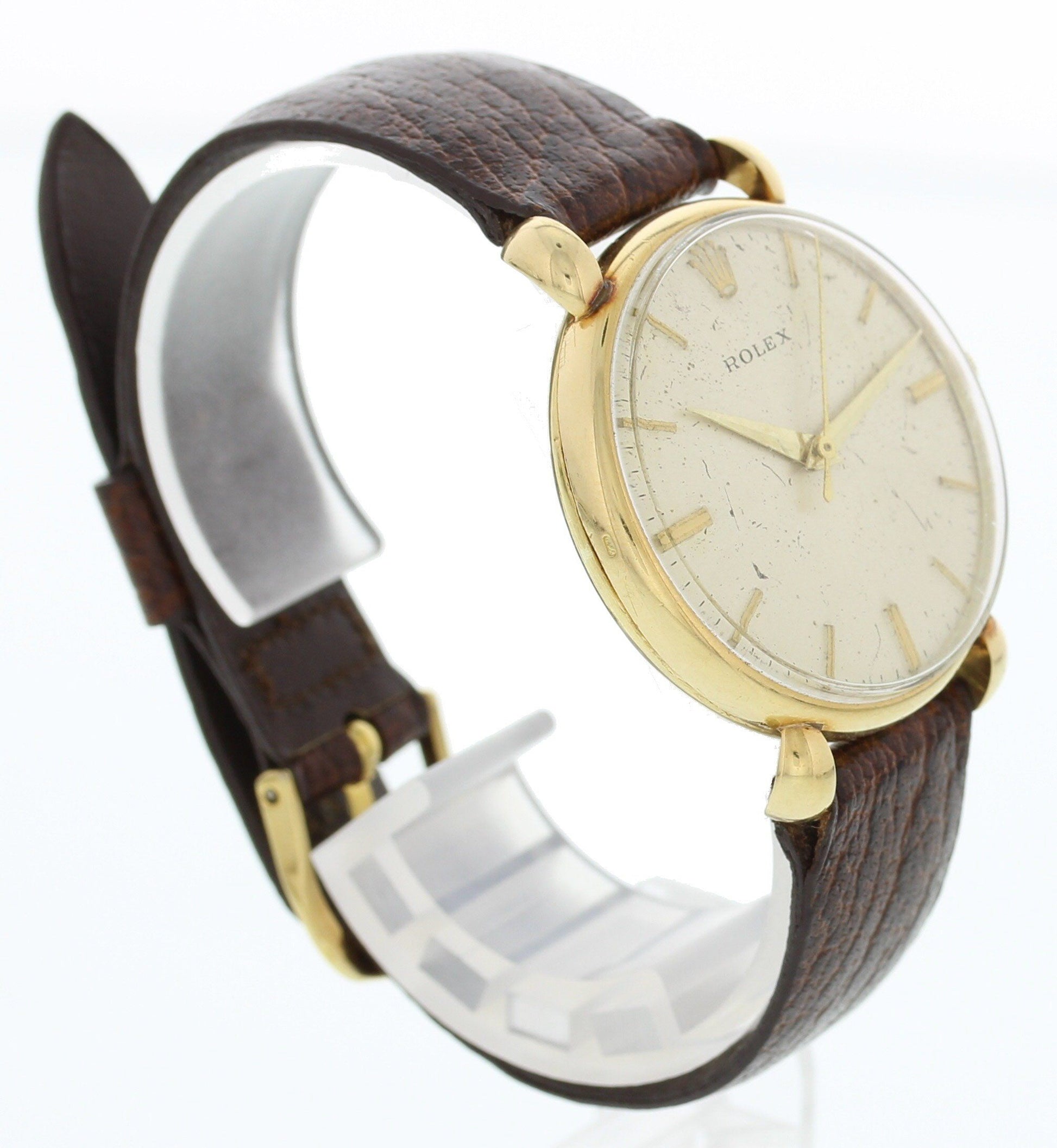 Vintage Rolex 18k YG Teardrop Lugs Circa 1940’s - Wristwatch