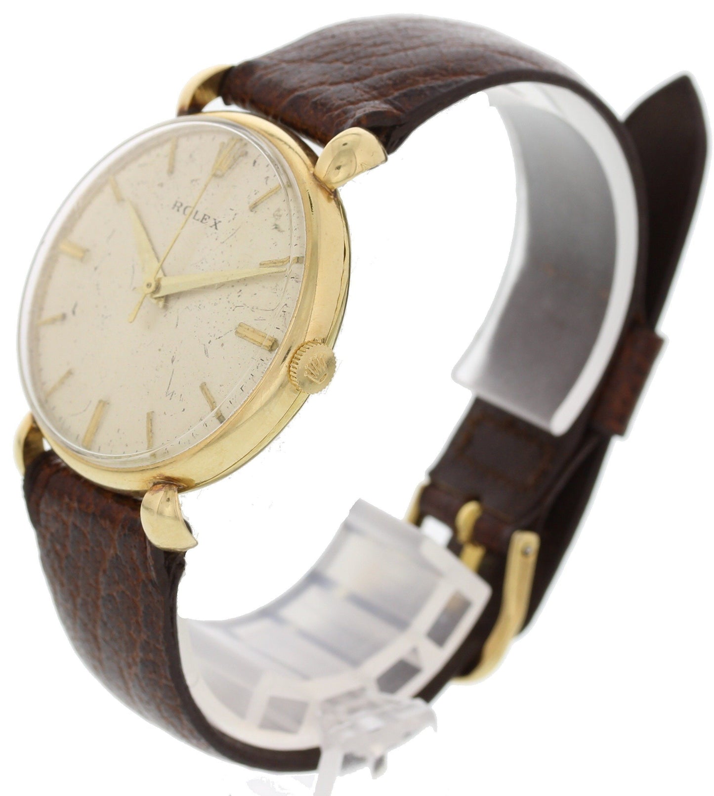 Vintage Rolex 18k YG Teardrop Lugs Circa 1940’s - Wristwatch