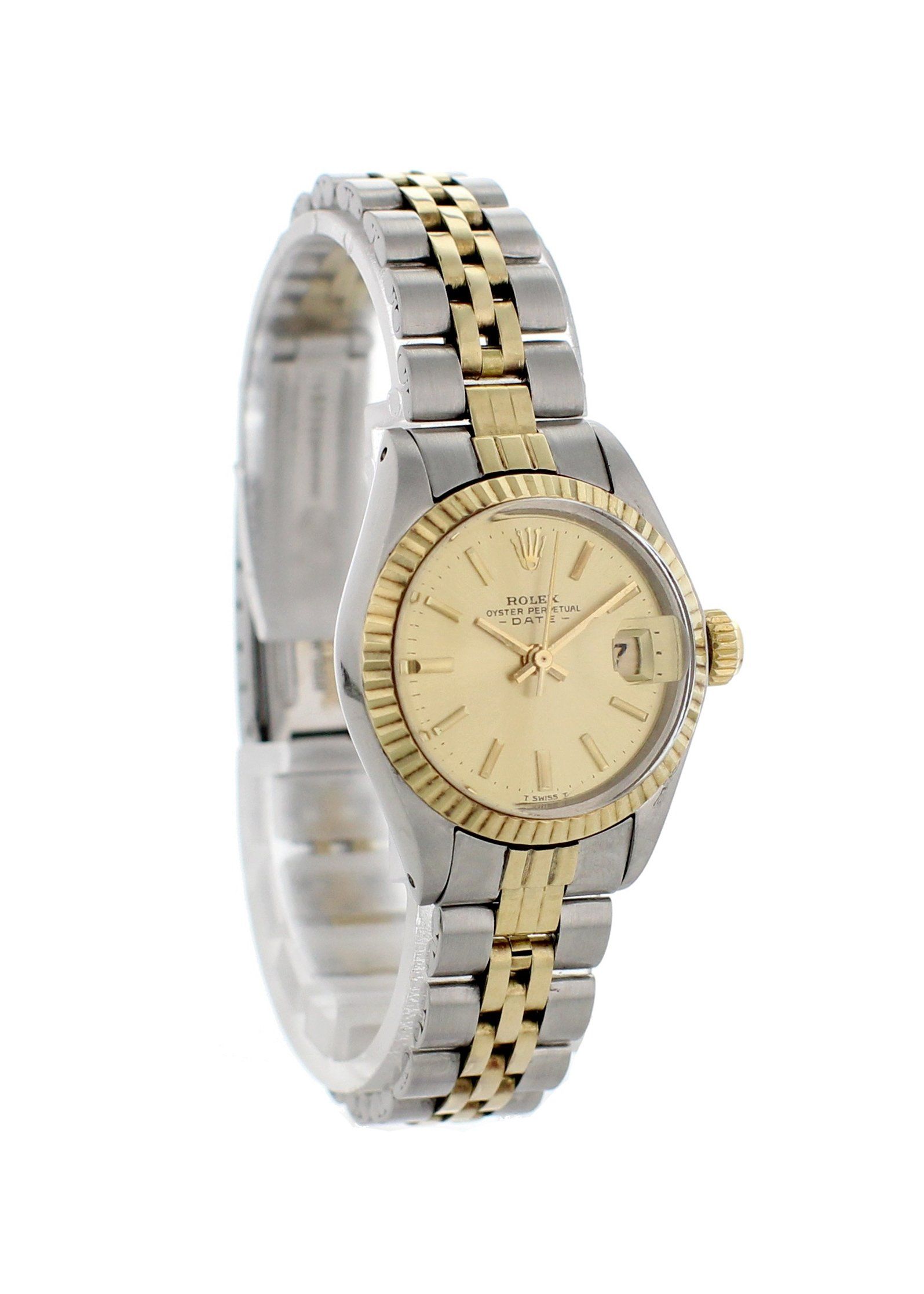Vintage Rolex Oyster Perpetual Date 6917 Ladies Watch - Wristwatch