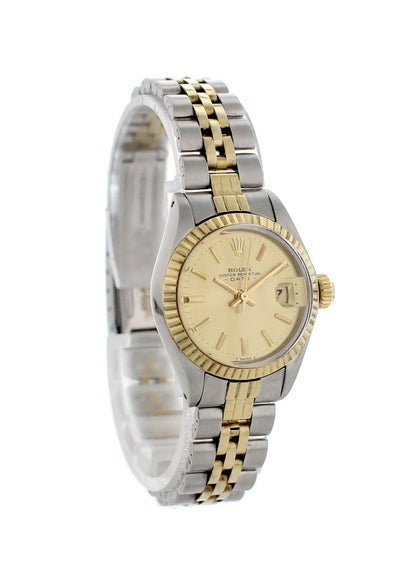 Vintage Rolex Oyster Perpetual Date 6917 Ladies Watch - Wristwatch