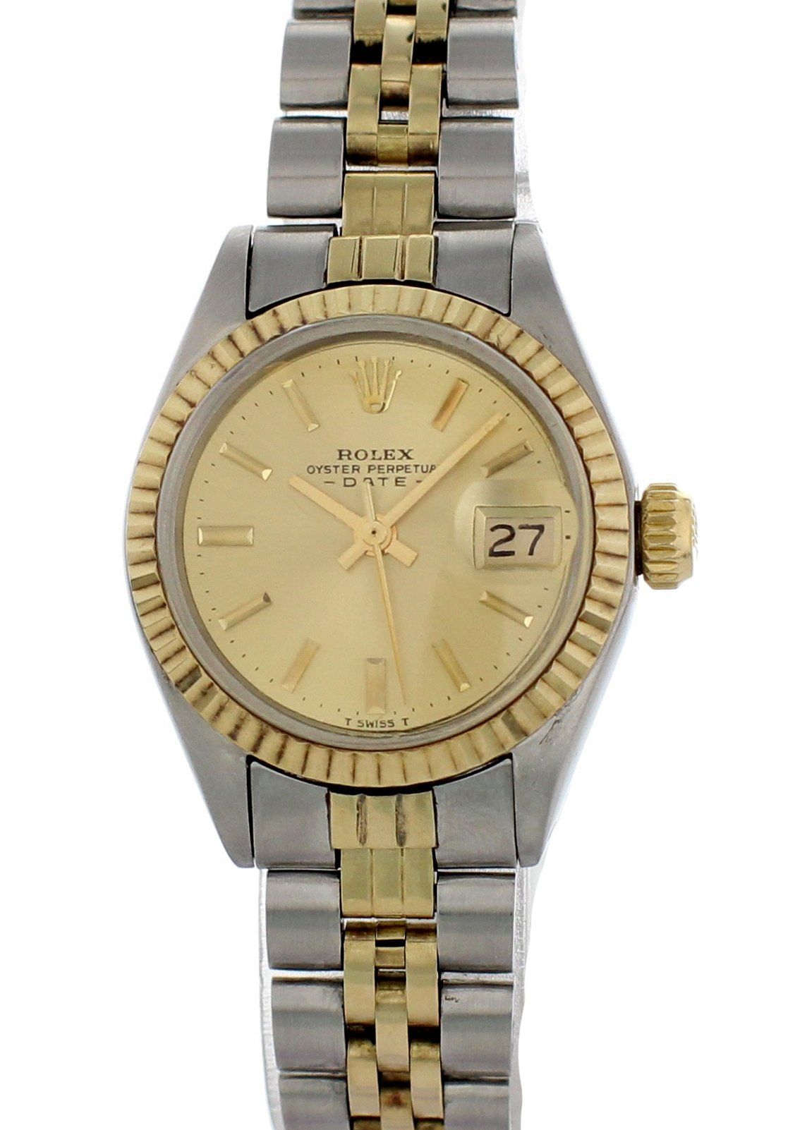 Vintage Rolex Oyster Perpetual Date 6917 Ladies Watch - Wristwatch