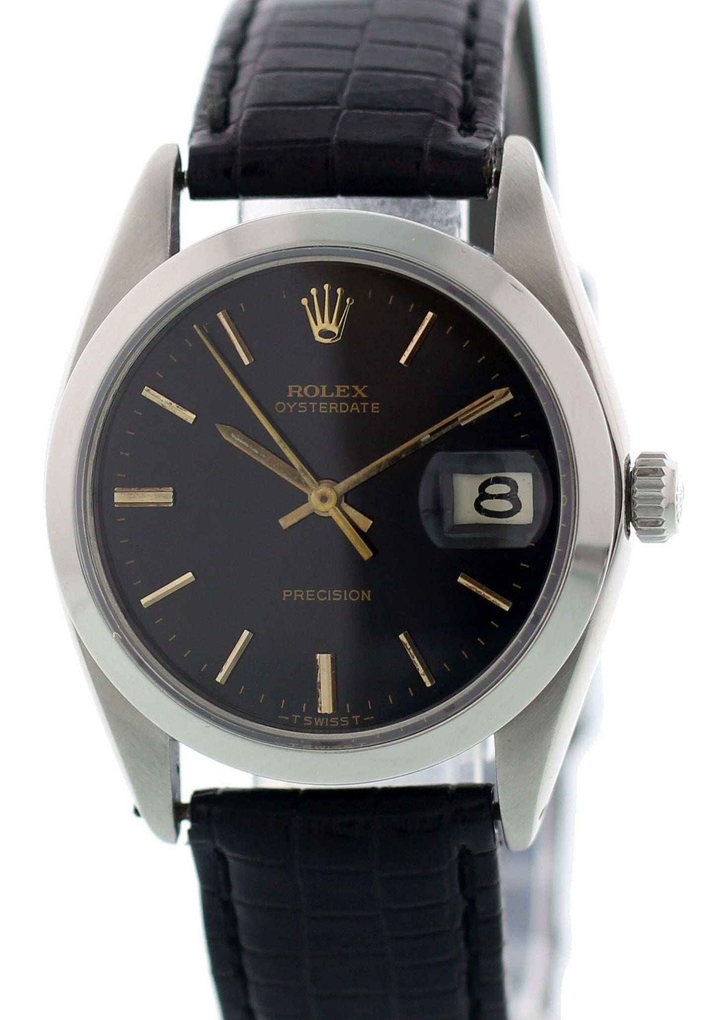 Vintage Rolex Oysterdate Precision Stainless Steel 6694 - Wristwatch