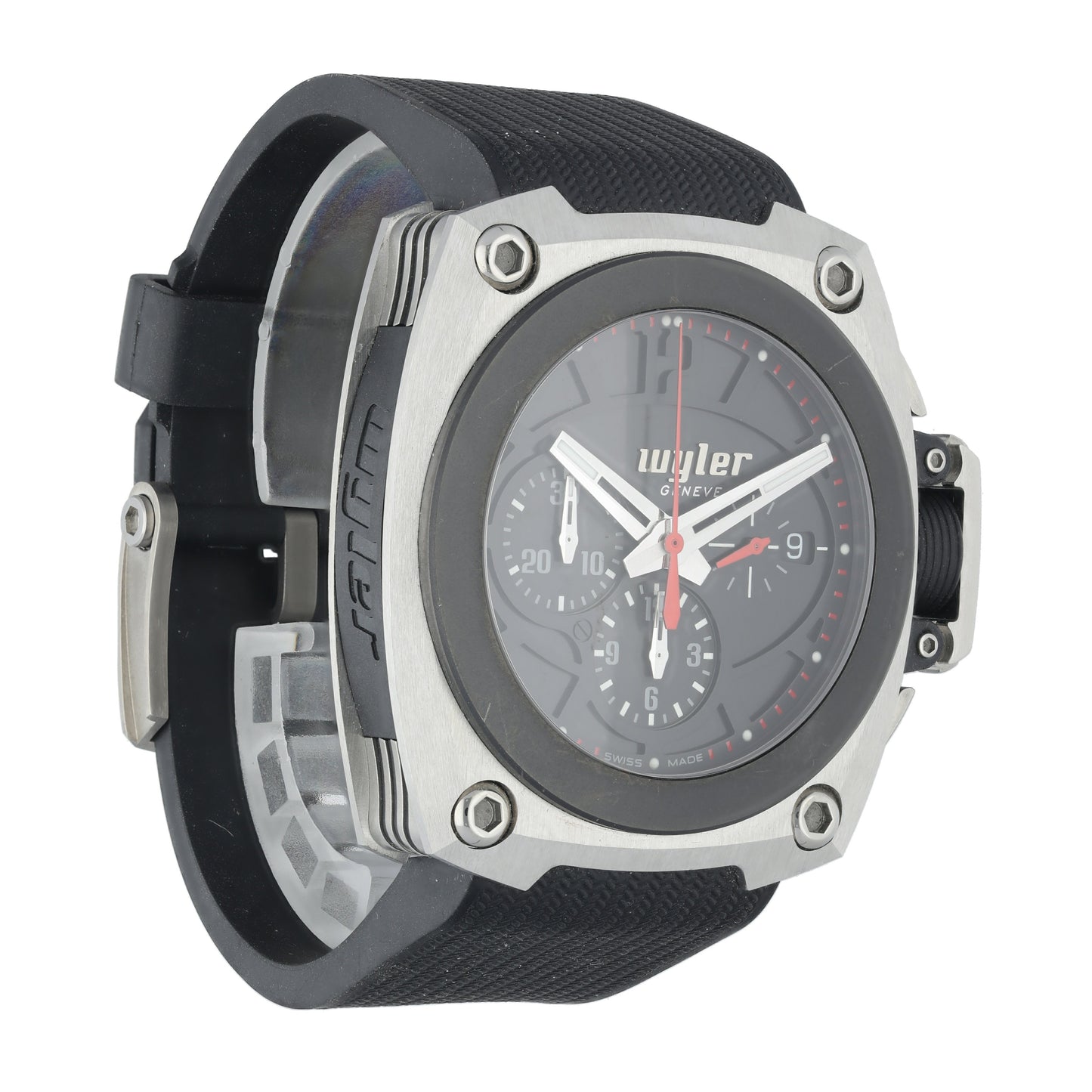 Wyler CODE-S S04.C1C.04.00.BA001.RBA07.41 Titanium Men Watch - Wristwatch
