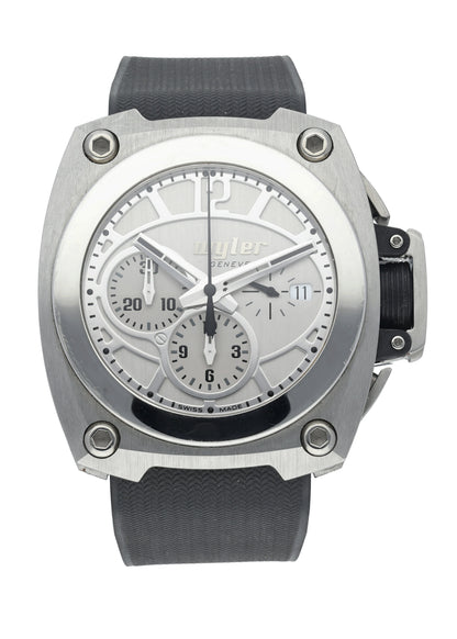 Wyler CODE-S S04.C1C.04.00.SI001.RBA07.41 Ti9 Titanium Men Watch - Wristwatch