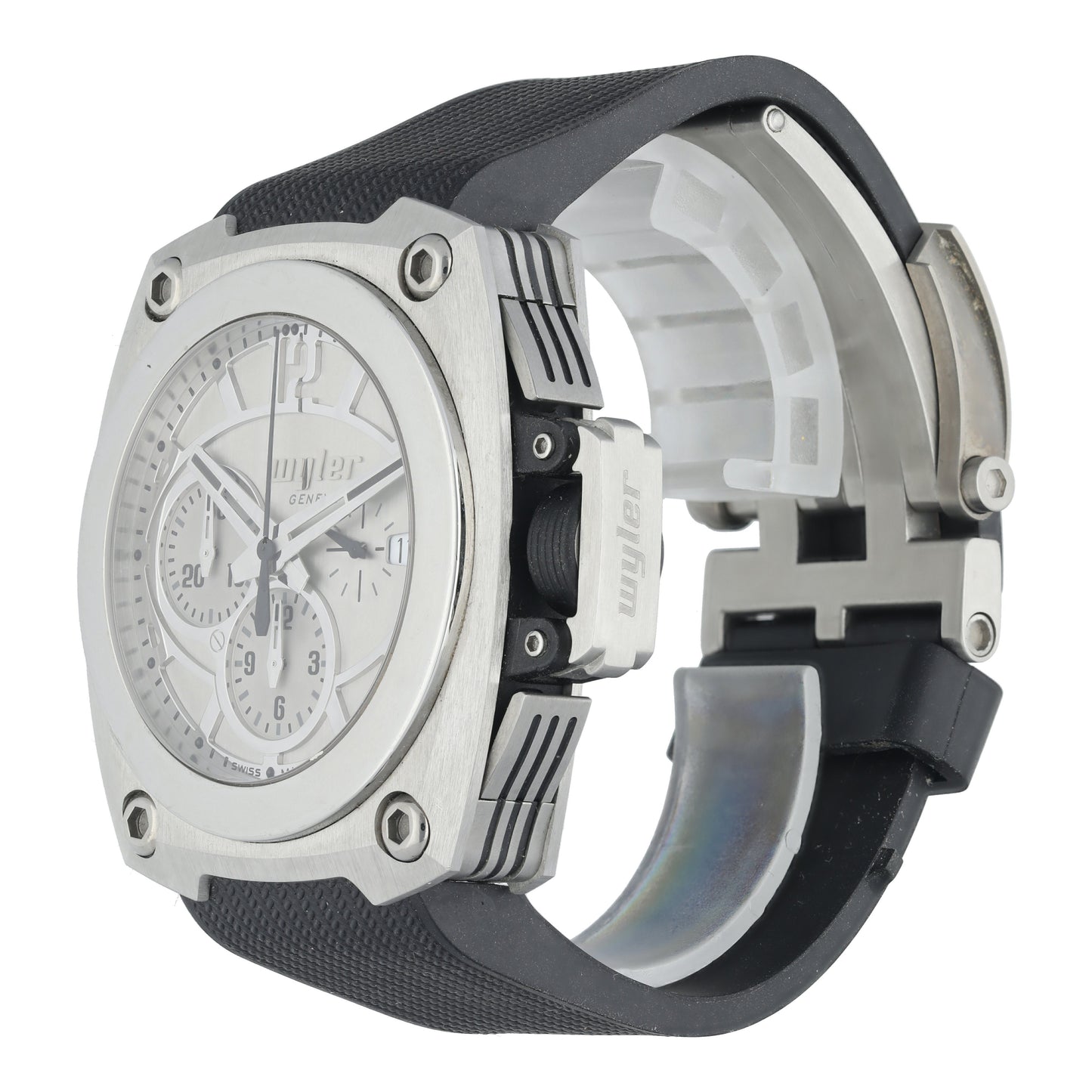 Wyler CODE-S S04.C1C.04.00.SI001.RBA07.41 Ti9 Titanium Men Watch - Wristwatch