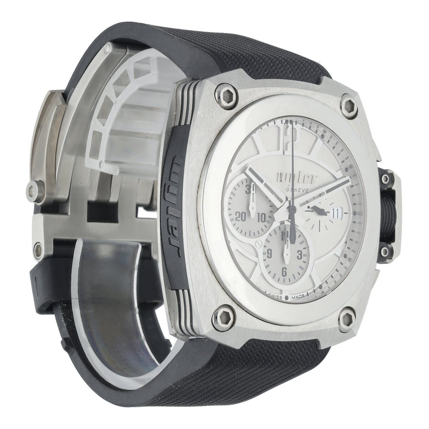 Wyler CODE-S S04.C1C.04.00.SI001.RBA07.41 Ti9 Titanium Men Watch - Wristwatch