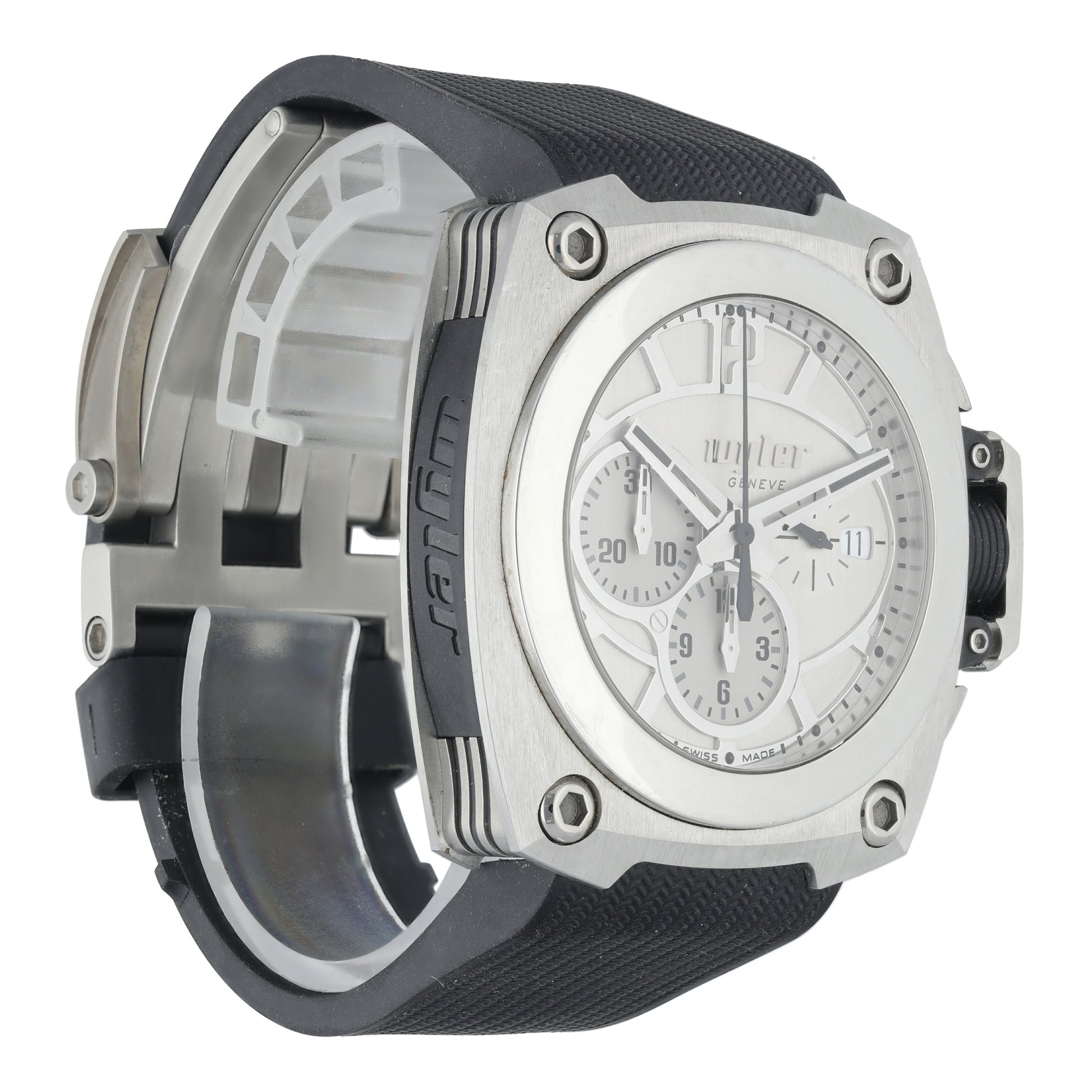 Wyler CODE-S S04.C1C.04.00.SI001.RBA07.41 Ti9 Titanium Men Watch - Wristwatch
