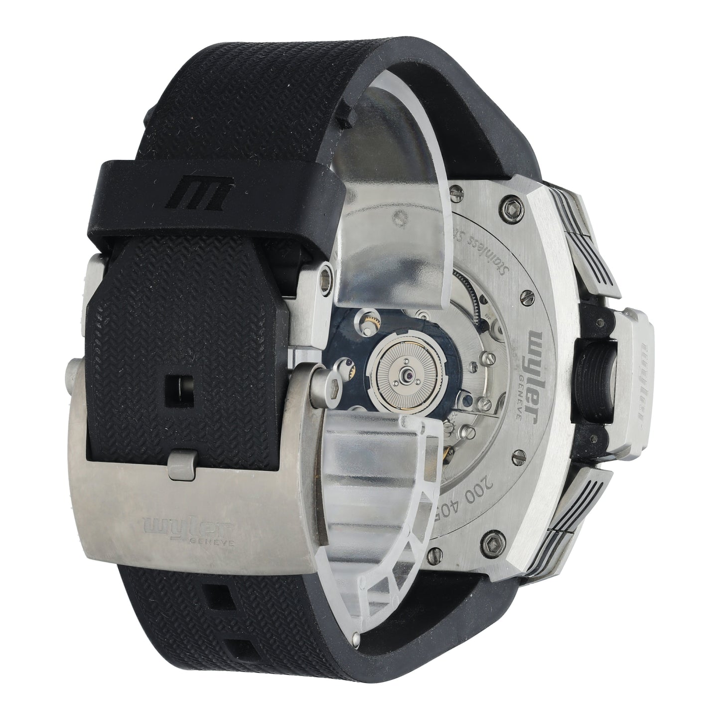 Wyler CODE-S S04.C1C.04.00.SI001.RBA07.41 Ti9 Titanium Men Watch - Wristwatch