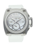 Wyler CODE-S S04.C1C.04.11.WH003.RWH07.41 Diamond Bezel MOP Men Watch - Wristwatch