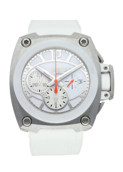 Wyler CODE-S S04.C1C.08.00.WH002.RWH07.41 Titanium Men Watch - Wristwatch
