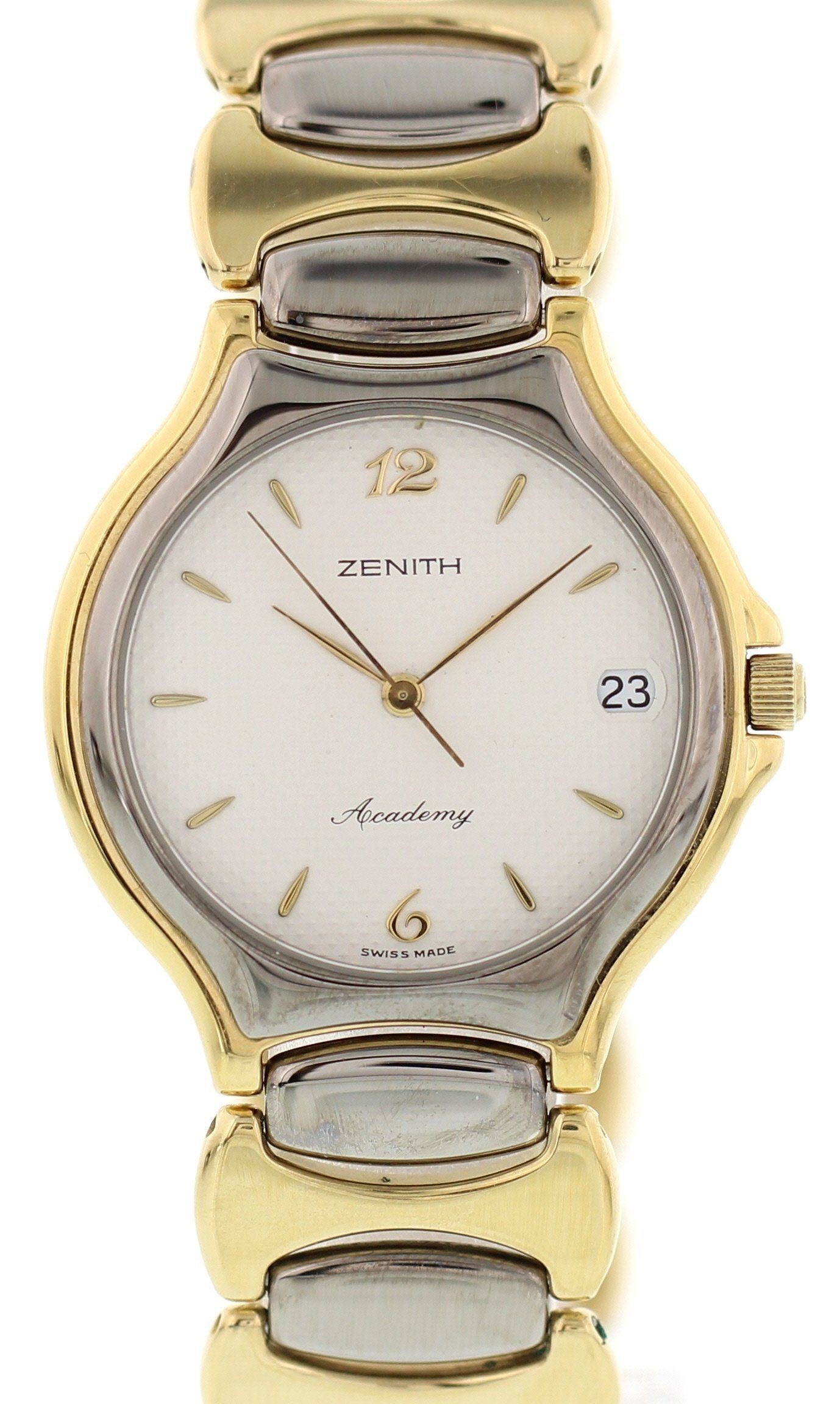 Zenith Academy Two Tone Ceramic Box & Papers - Wristwatch