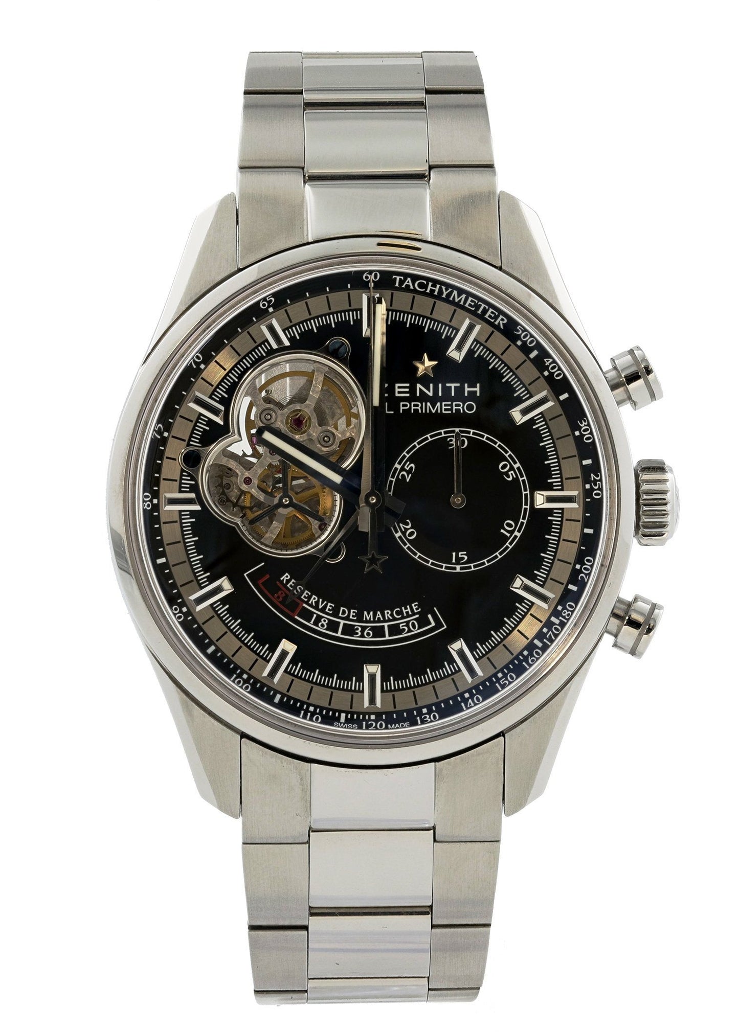 Zenith El Primero Chronomaster 03.2080.4021/21 Mens Watch With Papers - Virtual