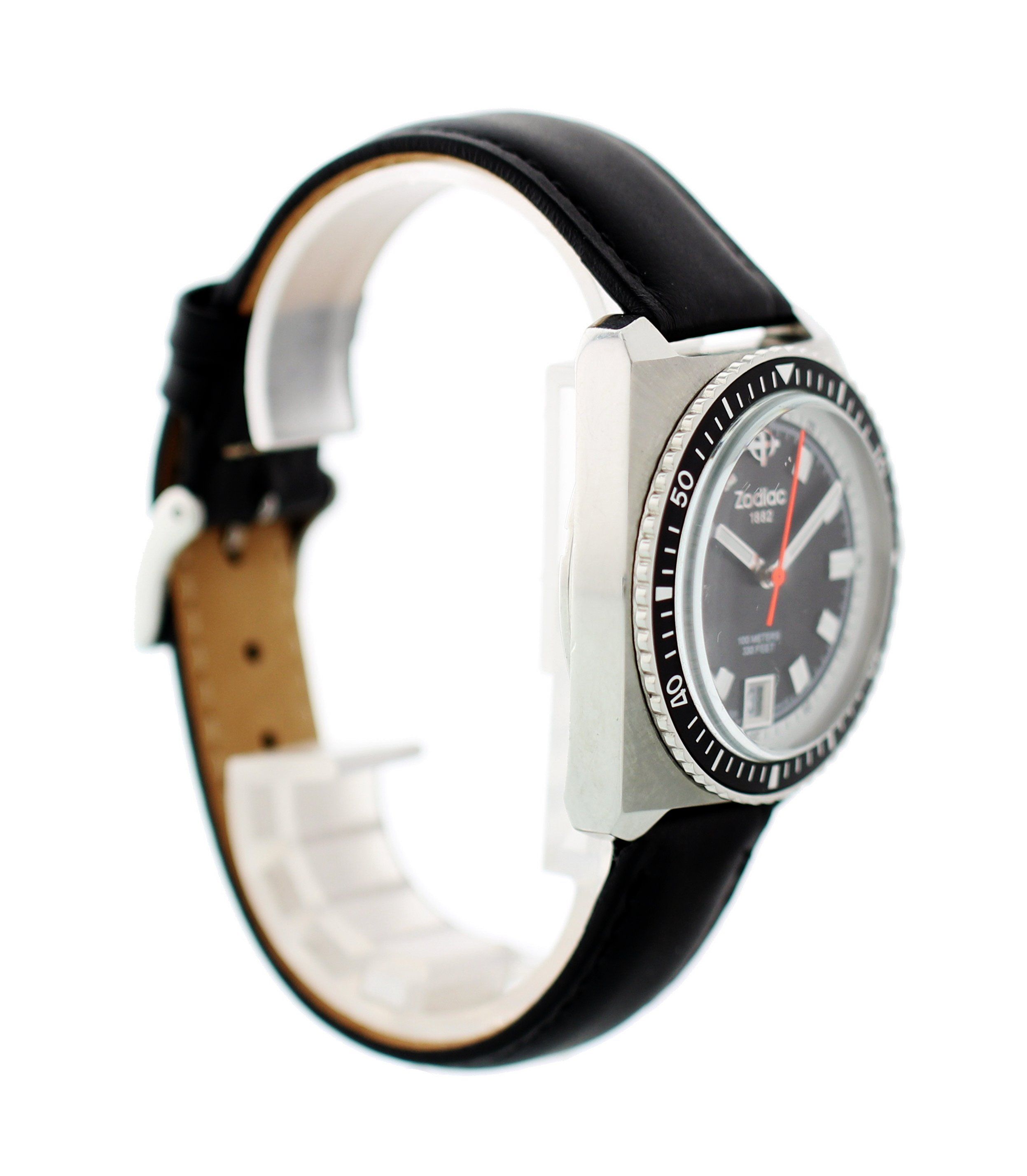 Old sea セット ZODIAC SEA DRAGON ZO2211 Chronograph PANDA Dial St. Steel